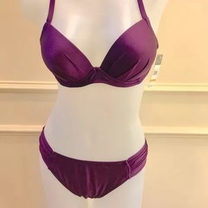 NWT Cole Purple Bikini Sz M